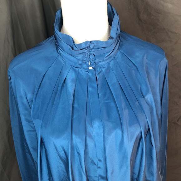 80’s Vintage Suzelle Vibrant Blue Top - Picture 1 of 16